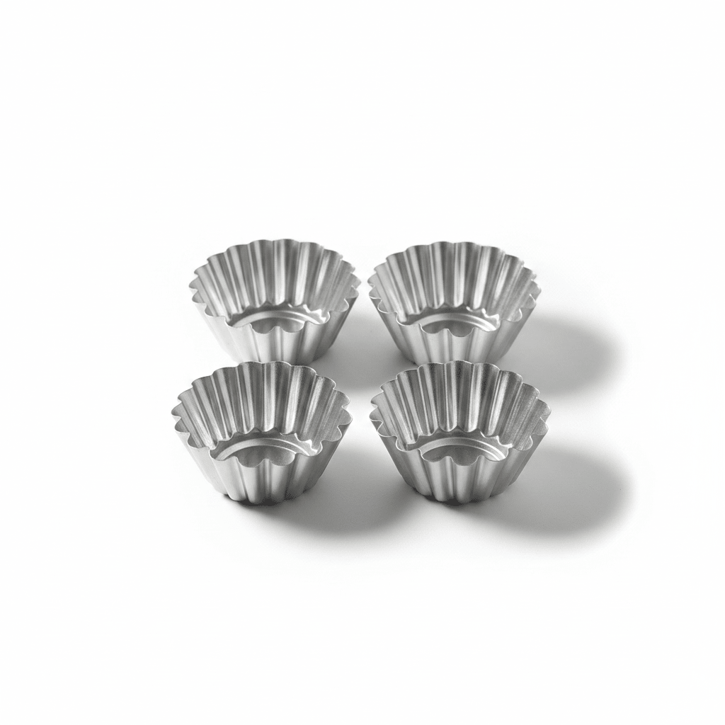 AFCO Mini Cake Moulds – Set of 4 – 7cm Fluted Tart Tins - Al Kabayel Discount CentreAFCO Mini Cake Moulds – Set of 4 – 7cm Fluted Tart TinsCake Mold & Baking MoldsAFCOAl Kabayel Discount Centre