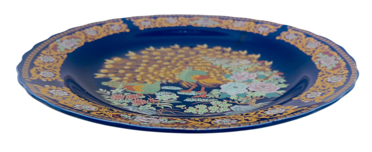 Afco Moroccan Ceramic Serving Dish 12", Blue Intricate Peacock Design - Al Kabayel Discount CentreAfco Moroccan Ceramic Serving Dish 12", Blue Intricate Peacock DesignServing TraysAFCOAl Kabayel Discount Centre