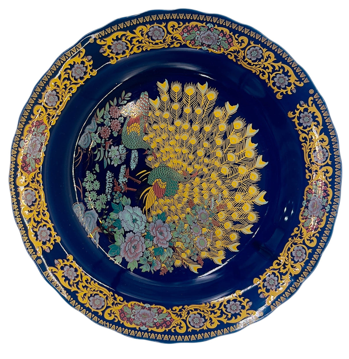 Afco Moroccan Ceramic Serving Dish 12", Blue Intricate Peacock Design - Al Kabayel Discount CentreAfco Moroccan Ceramic Serving Dish 12", Blue Intricate Peacock DesignServing TraysAFCOAl Kabayel Discount Centre