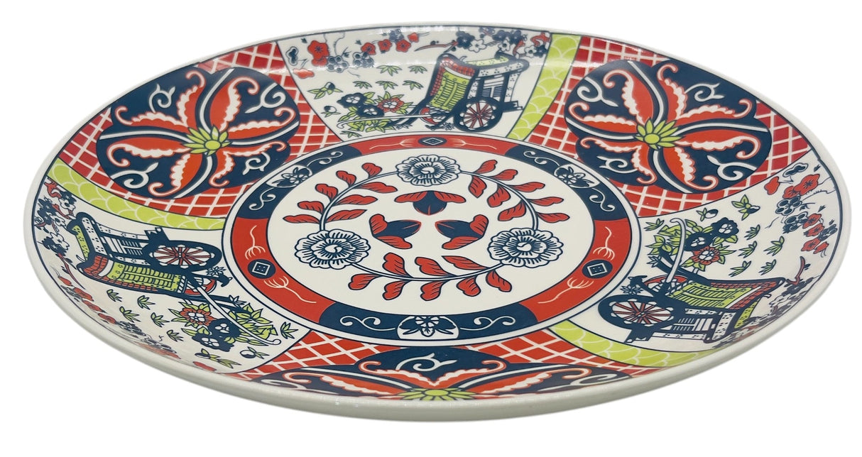 Afco Moroccan Ceramic Serving Dish 14", Rose Flower - Al Kabayel Discount CentreAfco Moroccan Ceramic Serving Dish 14", Rose FlowerServing TraysAFCOAl Kabayel Discount Centre