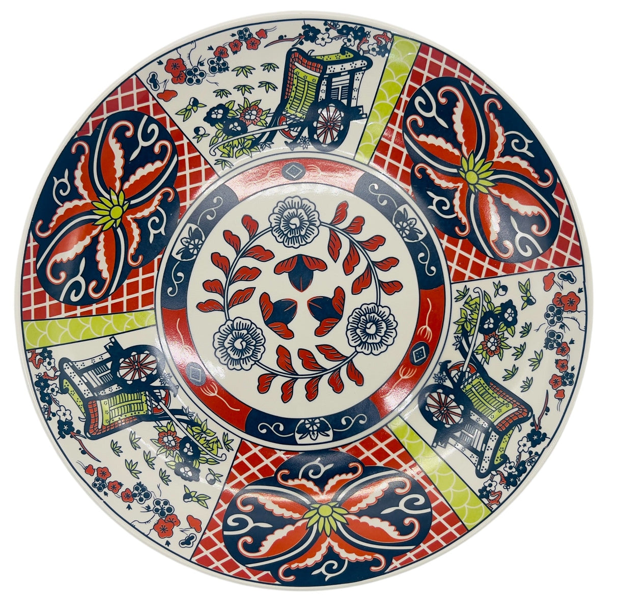 Afco Moroccan Ceramic Serving Dish 14", Rose Flower - Al Kabayel Discount CentreAfco Moroccan Ceramic Serving Dish 14", Rose FlowerServing TraysAFCOAl Kabayel Discount Centre