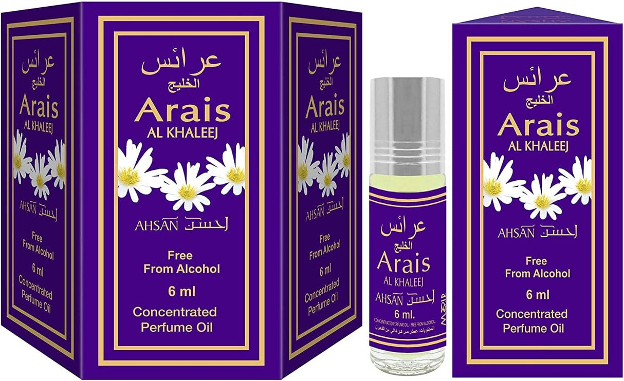 Ahsan Arais Al Khaleej - 6ML Set Of 6Pcs - Al Kabayel Discount CentreAhsan Arais Al Khaleej - 6ML Set Of 6PcsPerfumesAHSANAl Kabayel Discount Centre