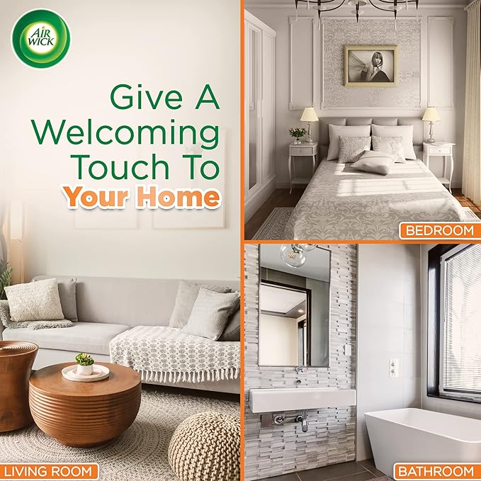 Air Wick Air Freshener Freshmatic Auto Spray Sparkling Citrus Gadget and Refill, Eliminates Bad Odour like Cat Litter Smell, 250 ml (Pack of 2) - Al Kabayel Discount CenterAir Wick Air Freshener Freshmatic Auto Spray Sparkling Citrus Gadget and Refill, Eliminates Bad Odour like Cat Litter Smell, 250 ml (Pack of 2)Home FragrancesAIR WICKAl Kabayel Discount Center