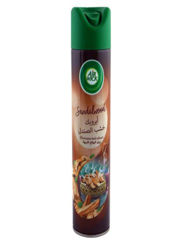 AIR WICK Air Freshner Room Spray Sandalwood 300ml - Al Kabayel Discount CentreAIR WICK Air Freshner Room Spray Sandalwood 300mlHome FragrancesAIR WICKAl Kabayel Discount Centre