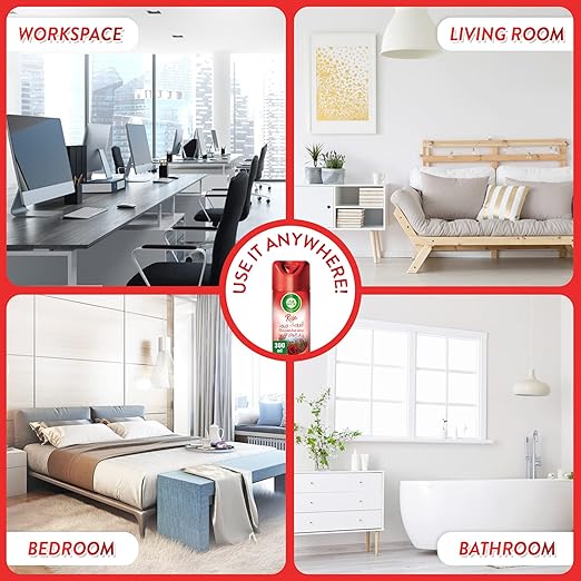 Air wick Freshener Aerosol Rose 300ml, Pack of 3 - Al Kabayel Discount CenterAir wick Freshener Aerosol Rose 300ml, Pack of 3Home FragrancesAIR WICKAl Kabayel Discount Center