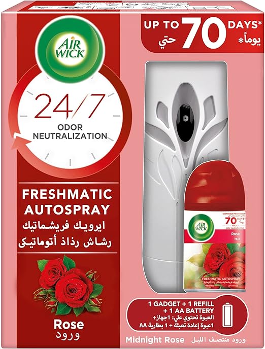 Air Wick Freshener Freshmatic Gadget, Midnight Rose - Al Kabayel Discount CentreAir Wick Freshener Freshmatic Gadget, Midnight RoseHome FragrancesAIR WICKAl Kabayel Discount Centre