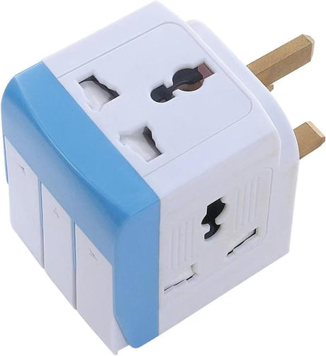 AK Kemco 3 Way Universal Multi Adapter Plug with switch AK - 938sl - Al Kabayel Discount CentreAK Kemco 3 Way Universal Multi Adapter Plug with switch AK - 938slCords & AdaptersAK KEMCOAl Kabayel Discount Centre