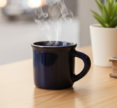 AKDC 100ml Dark Blue Ceramic Mug – Stylish Mini Espresso Cup for Daily Use - Al Kabayel Discount CentreAKDC 100ml Dark Blue Ceramic Mug – Stylish Mini Espresso Cup for Daily UseMugsAKDCAl Kabayel Discount Centre