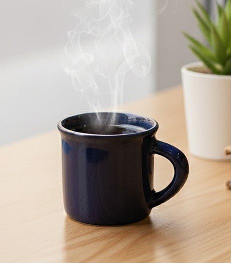 AKDC 100ml Dark Blue Ceramic Mug – Stylish Mini Espresso Cup for Daily Use - Al Kabayel Discount CentreAKDC 100ml Dark Blue Ceramic Mug – Stylish Mini Espresso Cup for Daily UseMugsAKDCAl Kabayel Discount Centre