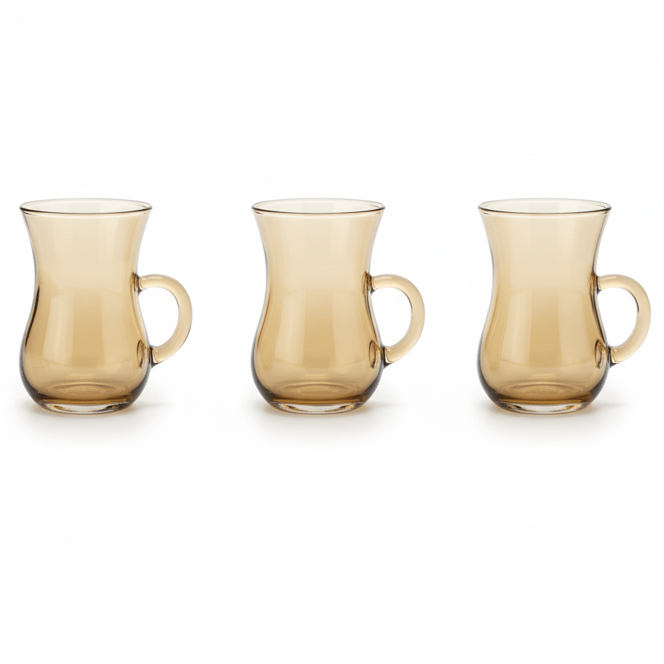 AKDC 100ml Traditional Tea Glasses for Hot & Cold Beverages – Classic Design Glass Set of 3 - Al Kabayel Discount CentreAKDC 100ml Traditional Tea Glasses for Hot & Cold Beverages – Classic Design Glass Set of 3TumblersAKDCAl Kabayel Discount Centre