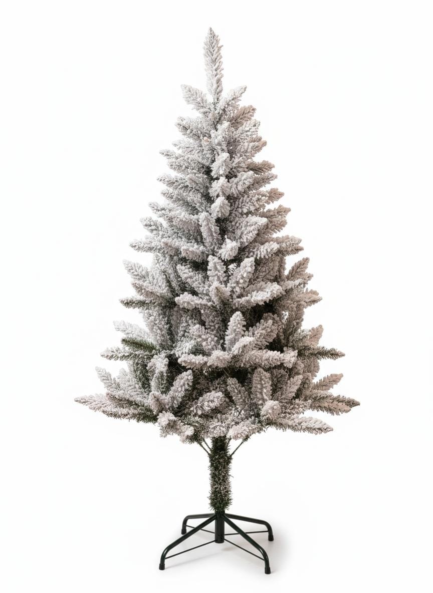 AKDC 120cm Snow Flocked Christmas Tree | White Winter Pine Tree with Realistic Branch Design - Al Kabayel Discount CentreAKDC 120cm Snow Flocked Christmas Tree | White Winter Pine Tree with Realistic Branch DesignHome Décor AccentsAKDCAl Kabayel Discount Centre