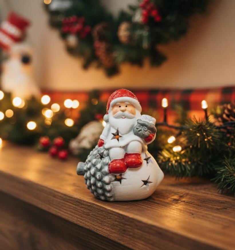 AKDC 12cm Santa Figurine with LED Light – Illuminated Christmas Décor Piece for Home, Table & Holiday Display - Al Kabayel Discount CentreAKDC 12cm Santa Figurine with LED Light – Illuminated Christmas Décor Piece for Home, Table & Holiday DisplayHome Décor AccentsAKDCAl Kabayel Discount Centre
