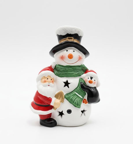 AKDC 12cm Snowman Figurine Christmas Décor – Adorable Holiday Ornament for Home, Desk & Table Decoration - Al Kabayel Discount CentreAKDC 12cm Snowman Figurine Christmas Décor – Adorable Holiday Ornament for Home, Desk & Table DecorationHome Décor AccentsAKDCAl Kabayel Discount Centre