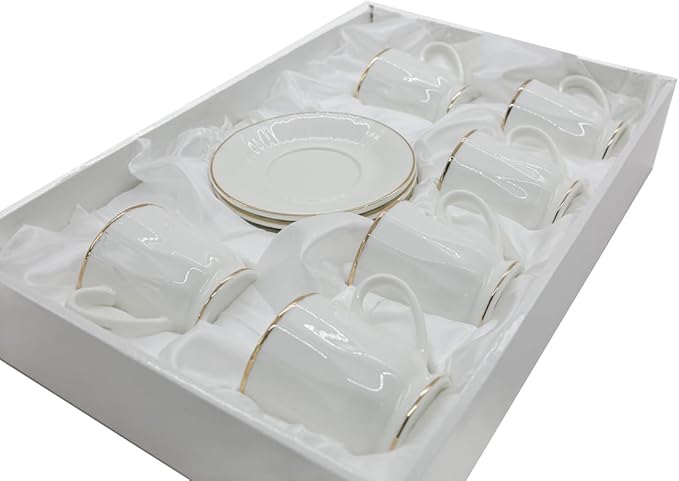 AKDC 12Pcs Cup And Saucer Set White ZD130 - Al Kabayel Discount CentreAKDC 12Pcs Cup And Saucer Set White ZD130Tea CupsAl Kabayel Discount CentreAl Kabayel Discount Centre