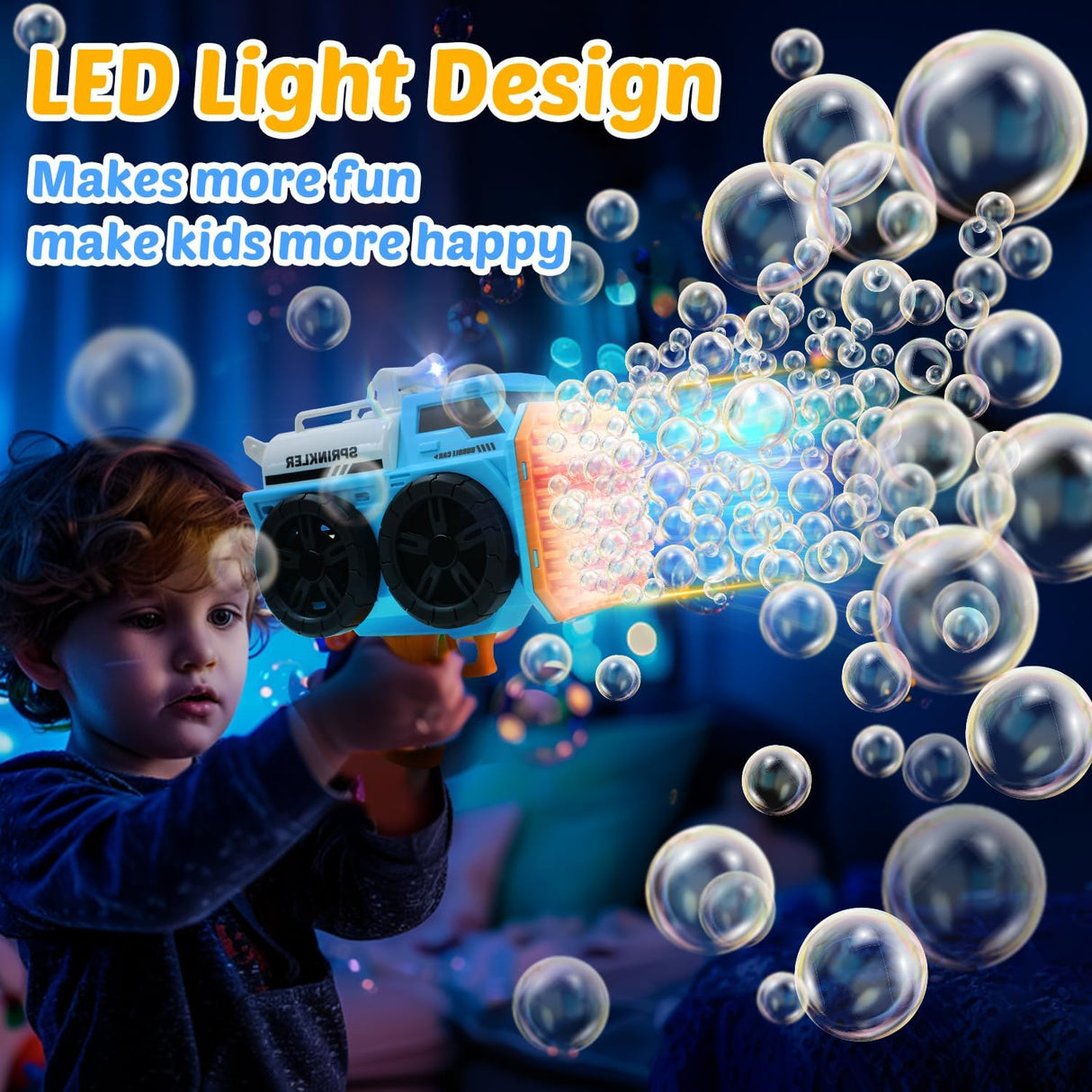 AKDC 139 Holes Battery Operated Powerful Sprinkler Bubble Car Gun, Cyan - Al Kabayel Discount CentreAKDC 139 Holes Battery Operated Powerful Sprinkler Bubble Car Gun, CyanBlaster & foam playAKDCAl Kabayel Discount Centre