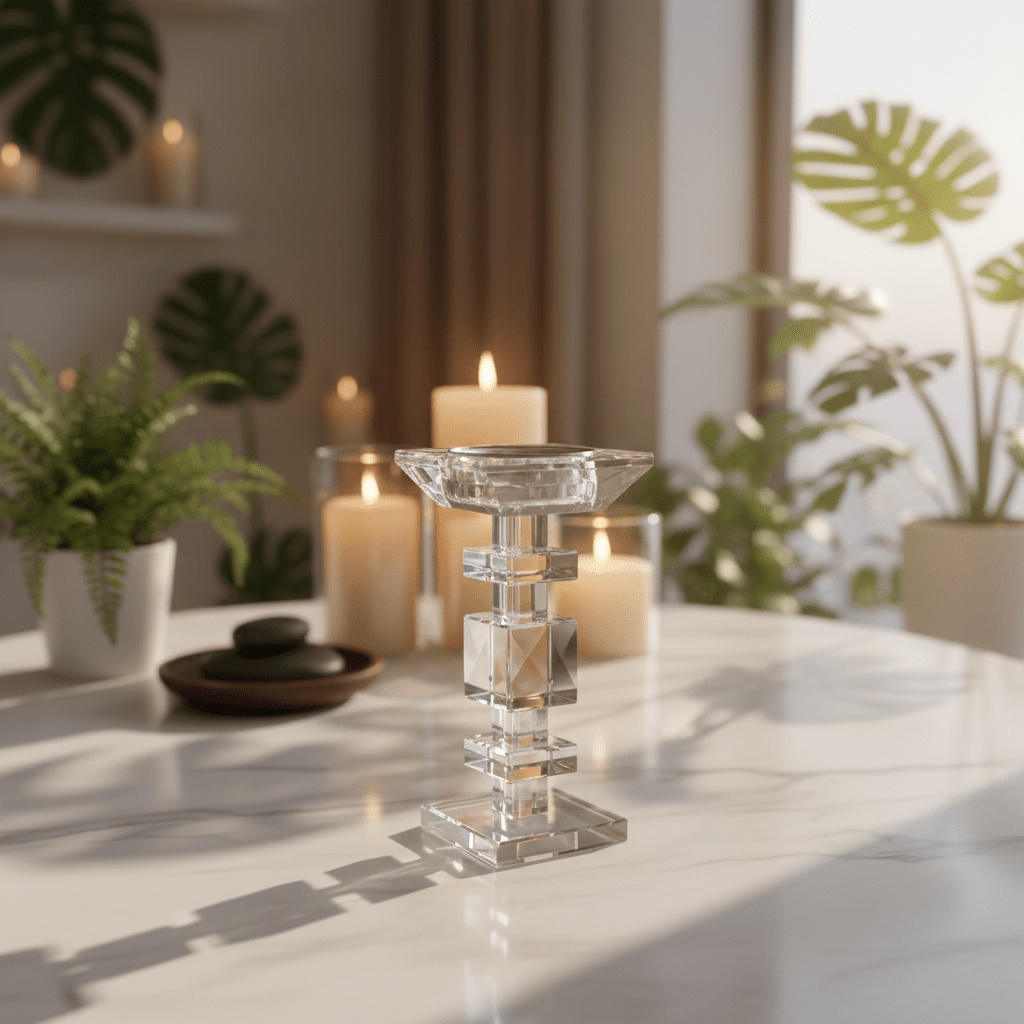 AKDC 18.5cm Minimalist Clear Glass Incense Burner for Home Fragrance, Relaxation, and Elegant Interior Styling - Al Kabayel Discount CentreAKDC 18.5cm Minimalist Clear Glass Incense Burner for Home Fragrance, Relaxation, and Elegant Interior StylingIncense BurnerAKDCAl Kabayel Discount Centre