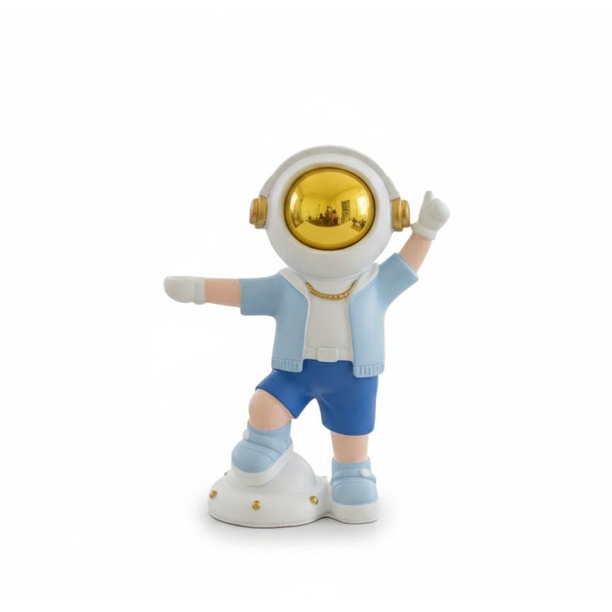 AKDC 21cm Ceramic Astronaut Figurine in White with Blue Accents | Modern Space - Themed Home & Office Décor - Al Kabayel Discount CentreAKDC 21cm Ceramic Astronaut Figurine in White with Blue Accents | Modern Space - Themed Home & Office DécorHome Décor AccentsAKDCAl Kabayel Discount Centre