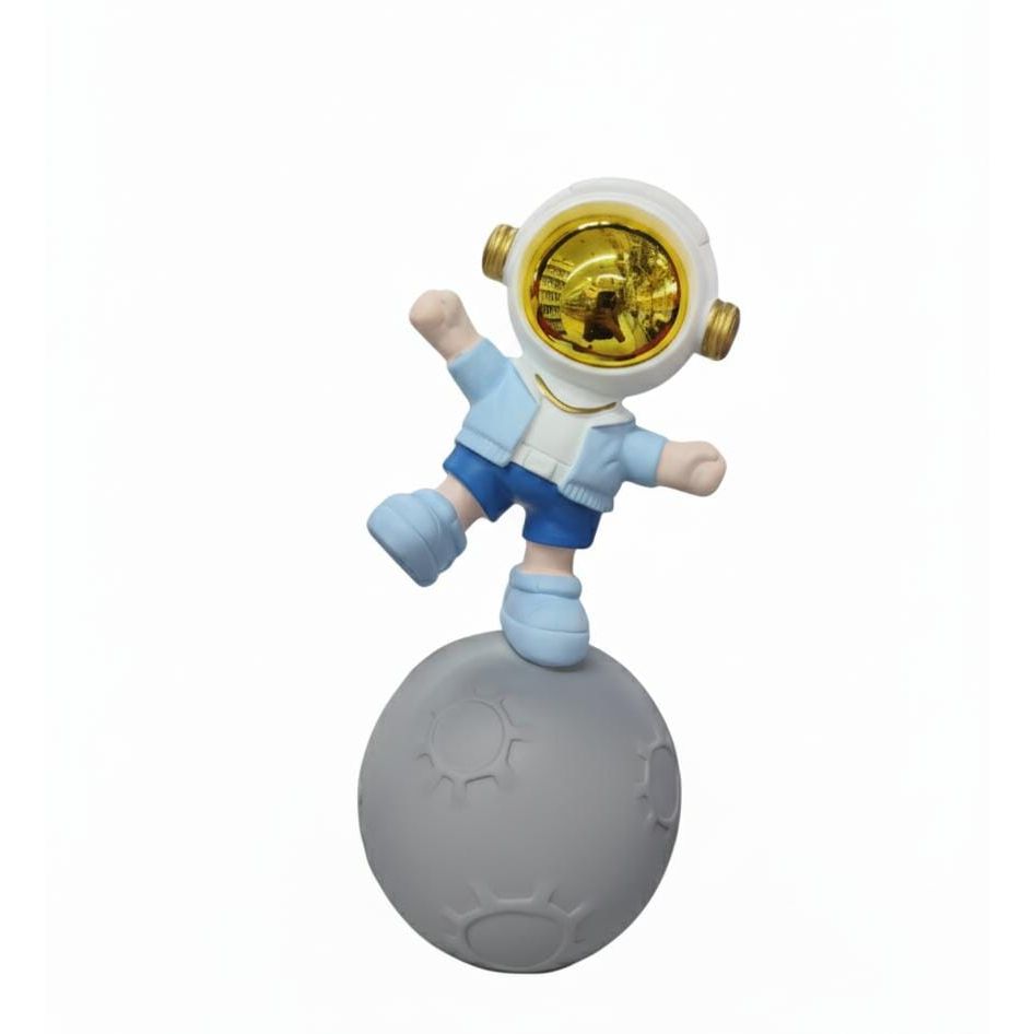 AKDC 24cm Ceramic Astronaut Balancing on Moon Décor in Blue and White | Decorative Astronaut Figure for Modern Décor - Al Kabayel Discount CentreAKDC 24cm Ceramic Astronaut Balancing on Moon Décor in Blue and White | Decorative Astronaut Figure for Modern DécorHome Décor AccentsAKDCAl Kabayel Discount Centre