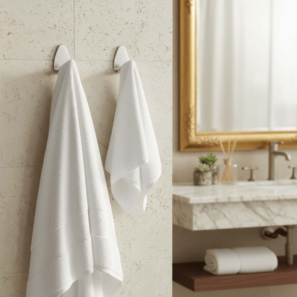 AKDC 2PCS Stainless Steel Removable Adhesive Hooks 3×4.5×2.5cm – Premium SS Wall Sticky Hooks - Al Kabayel Discount CentreAKDC 2PCS Stainless Steel Removable Adhesive Hooks 3×4.5×2.5cm – Premium SS Wall Sticky HooksOrganizers & AccessoriesAKDCAl Kabayel Discount Centre