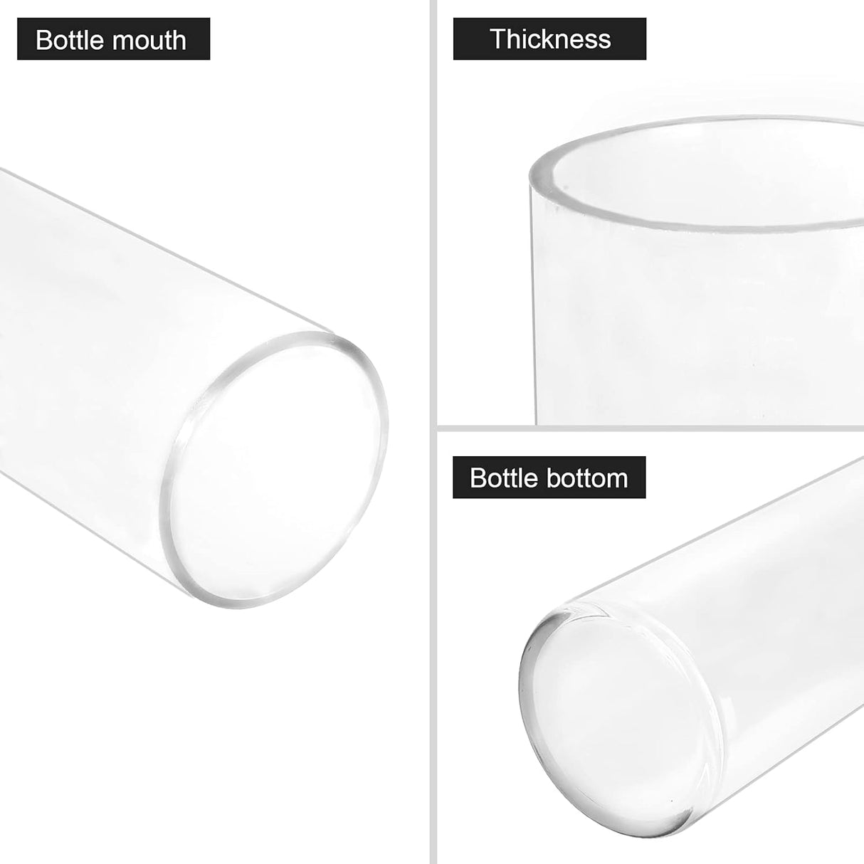 AKDC 3 Pack Clear Glass Cylinder Vases, Table Flowers Vase Candle Holder for Home,Garden, Wedding Centerpiece Decorations and Formal Dinners (Width 4, Height 12) - Al Kabayel Discount CentreAKDC 3 Pack Clear Glass Cylinder Vases, Table Flowers Vase Candle Holder for Home,Garden, Wedding Centerpiece Decorations and Formal Dinners (Width 4, Height 12)AKDCAl Kabayel Discount Centre