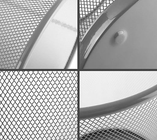 AKDC 3 - Pack Round Silver Color Metal Mesh Wastebasket Recycling Bin Waste Paper Basket Trash Cans for Kitchen Bathroom, Bedroom, Office Dustbin Multipurpose (Round - Silver) - Al Kabayel Discount CentreAKDC 3 - Pack Round Silver Color Metal Mesh Wastebasket Recycling Bin Waste Paper Basket Trash Cans for Kitchen Bathroom, Bedroom, Office Dustbin Multipurpose (Round - Silver)Organizers & AccessoriesAKDCAl Kabayel Discount Centre