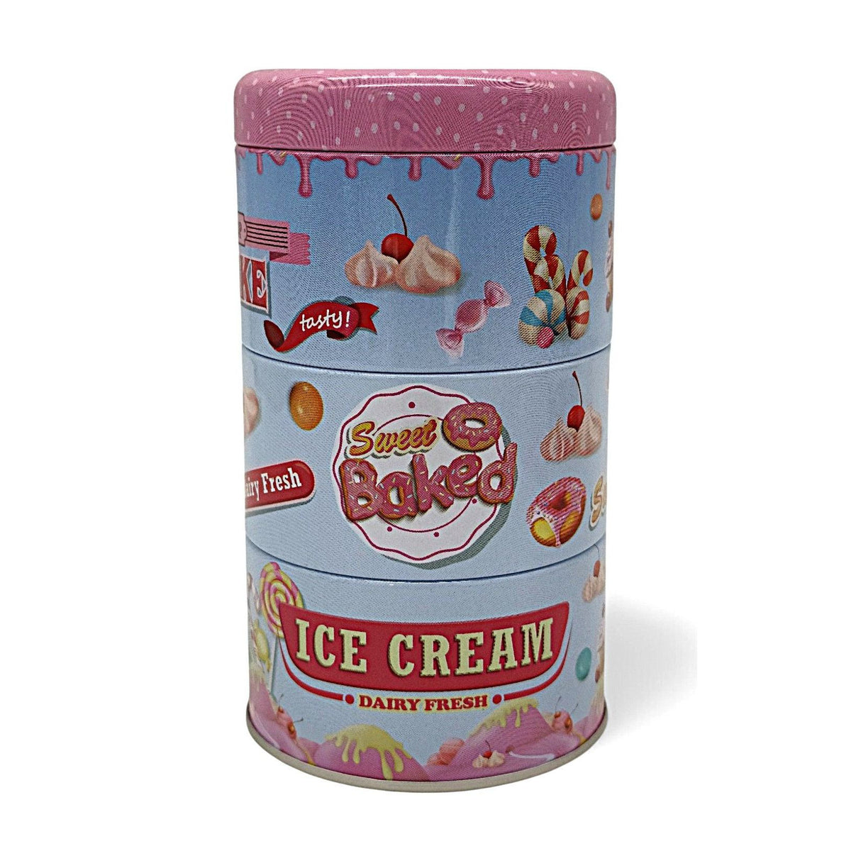 AKDC 3 - Piece Candy Box Set – 15×8 cm, Blue with Pink Accent - Al Kabayel Discount CentreAKDC 3 - Piece Candy Box Set – 15×8 cm, Blue with Pink AccentJars & Food SaversAKDCAl Kabayel Discount Centre