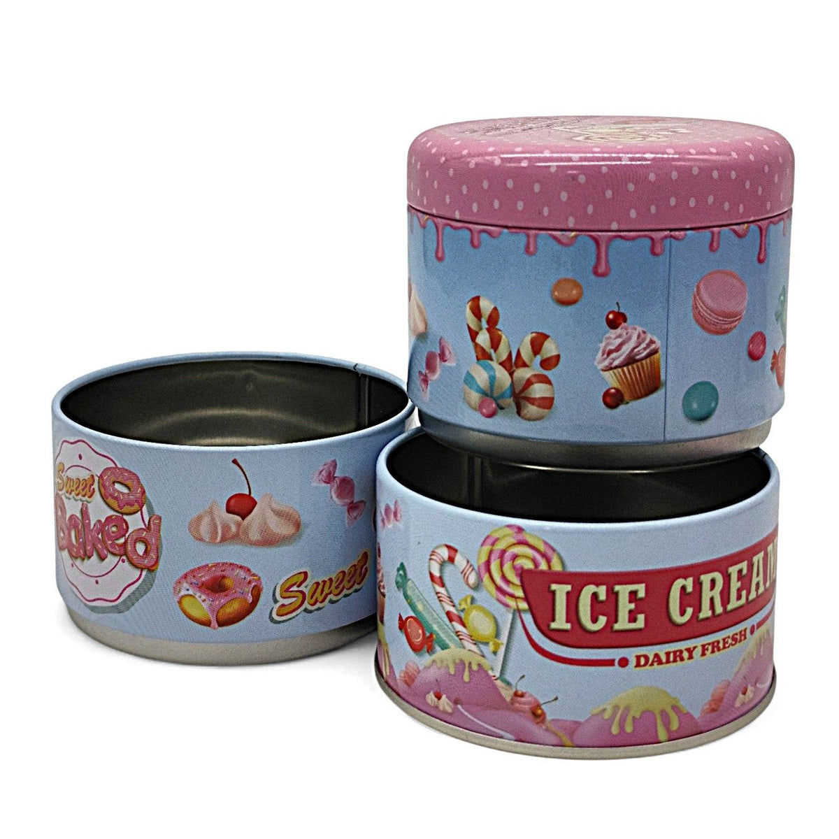 AKDC 3 - Piece Candy Box Set – 15×8 cm, Blue with Pink Accent - Al Kabayel Discount CentreAKDC 3 - Piece Candy Box Set – 15×8 cm, Blue with Pink AccentJars & Food SaversAKDCAl Kabayel Discount Centre