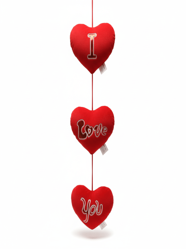 AKDC 3 - Piece Joined Heart Set – Red “I Love You” Design - Al Kabayel Discount CentreAKDC 3 - Piece Joined Heart Set – Red “I Love You” DesignFloor Pillows & CushionsAKDCAl Kabayel Discount Centre