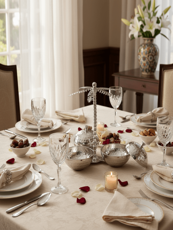 AKDC 3 - Section Metal Candy Bowl – Premium Silver Finish, Divided Serving Bowl for Snacks & Sweets, 30 cm - Al Kabayel Discount CentreAKDC 3 - Section Metal Candy Bowl – Premium Silver Finish, Divided Serving Bowl for Snacks & Sweets, 30 cmJars & Food SaversAKDCAl Kabayel Discount Centre