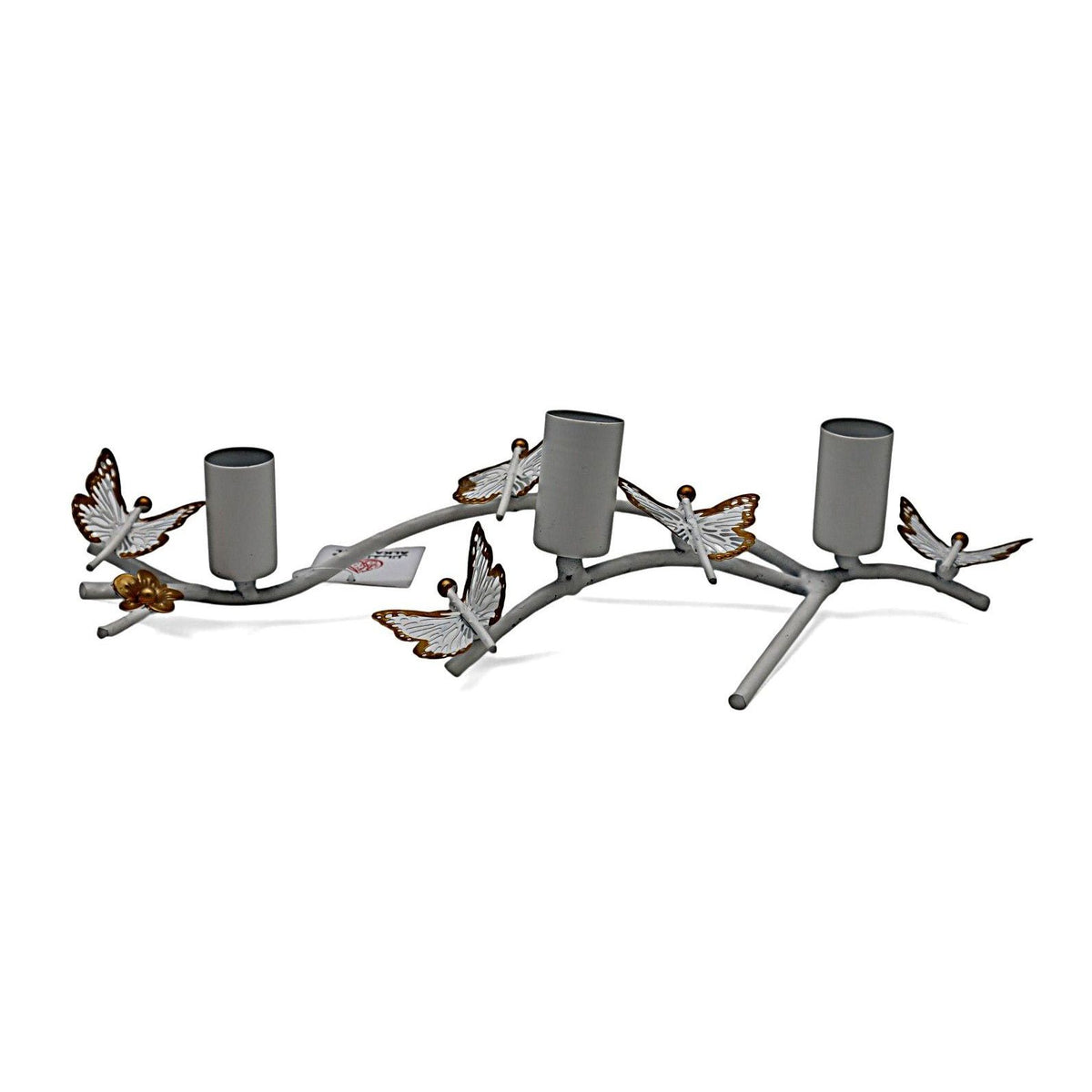 AKDC 3 - Way Metal Candle Holder – Decorative Butterfly - Themed Table Centerpiece for Elegant Ambience - Al Kabayel Discount CentreAKDC 3 - Way Metal Candle Holder – Decorative Butterfly - Themed Table Centerpiece for Elegant AmbienceHome Décor AccentsAKDCAl Kabayel Discount Centre