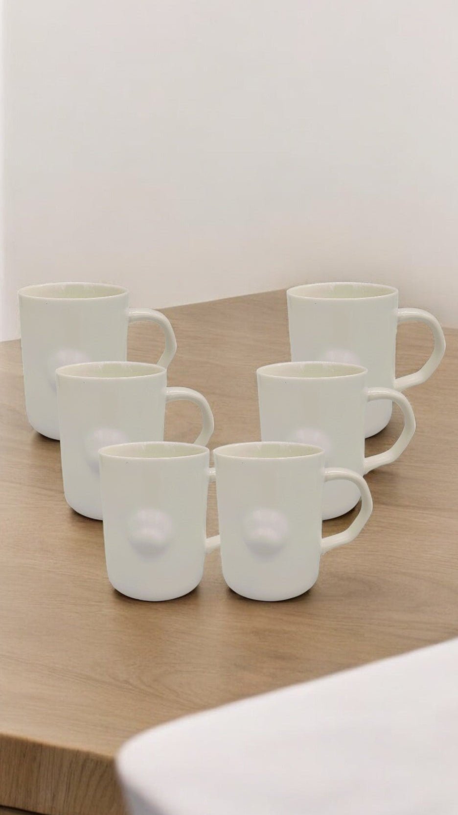 AKDC 400ML Mug Blank Plain White Large Handle Coffee Mug (Pack Of 6) - Al Kabayel Discount CentreAKDC 400ML Mug Blank Plain White Large Handle Coffee Mug (Pack Of 6)MugsAKDCAl Kabayel Discount Centre