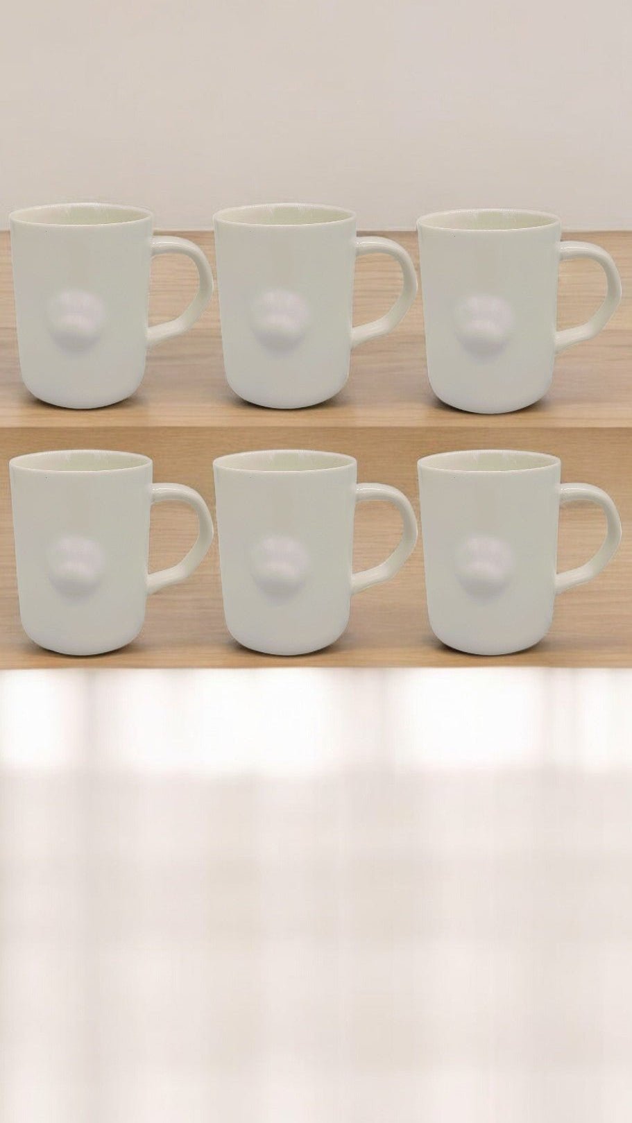 AKDC 400ML Mug Blank Plain White Large Handle Coffee Mug (Pack Of 6) - Al Kabayel Discount CentreAKDC 400ML Mug Blank Plain White Large Handle Coffee Mug (Pack Of 6)MugsAKDCAl Kabayel Discount Centre