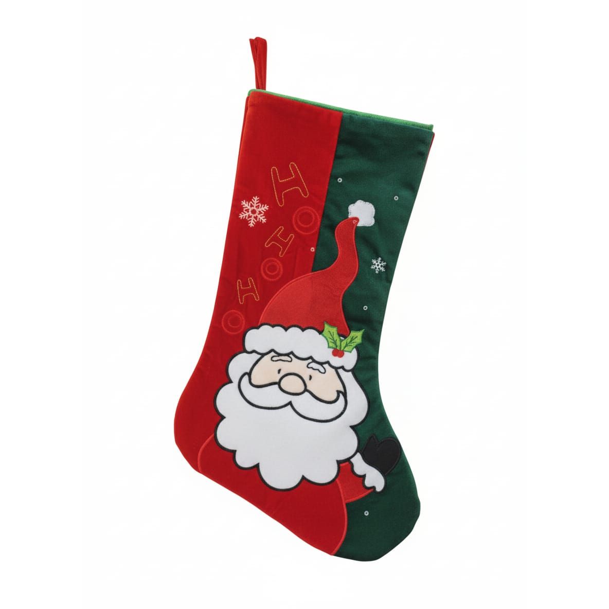 AKDC 43cm Classic Santa Claus Stocking – Luxury Soft Fabric Christmas Hanging Stocking for Gifts & Decoration - Al Kabayel Discount CentreAKDC 43cm Classic Santa Claus Stocking – Luxury Soft Fabric Christmas Hanging Stocking for Gifts & DecorationHome Décor AccentsAKDCAl Kabayel Discount Centre