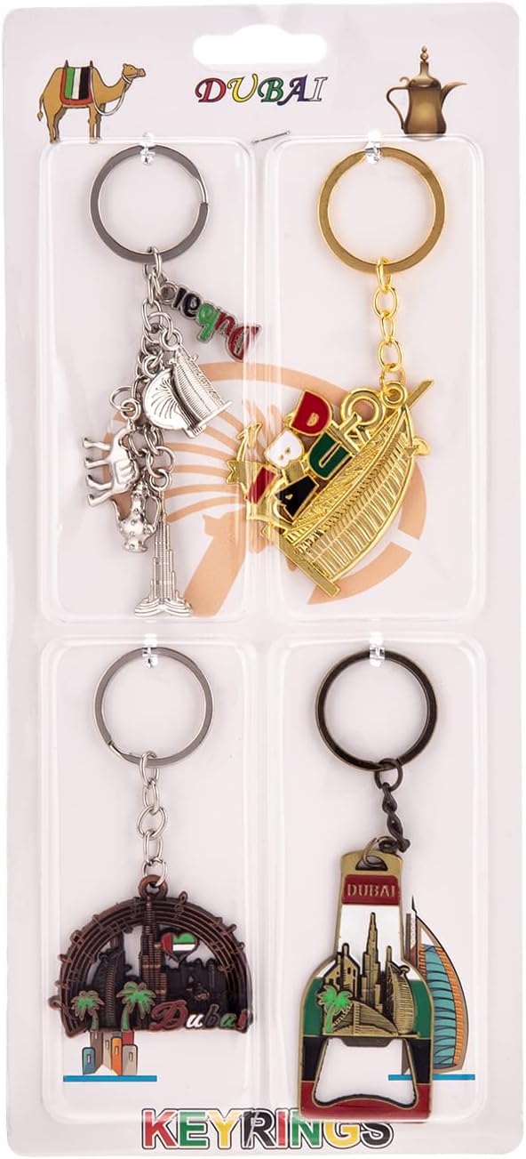 AKDC 4Pcs Dubai multiple disigns and keychains - Al Kabayel Discount CentreAKDC 4Pcs Dubai multiple disigns and keychainsHome Décor AccentsAKDCAl Kabayel Discount Centre
