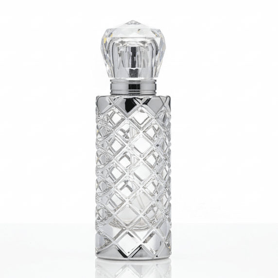 AKDC 50ml glass perfume bottle with silver finish premium refillable fragrance container modern luxury design - Al Kabayel Discount CentreAKDC 50ml glass perfume bottle with silver finish premium refillable fragrance container modern luxury designPerfume BottlesAKDCAl Kabayel Discount Centre