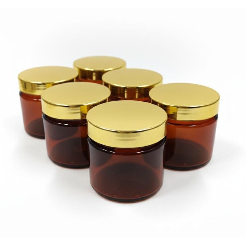 AKDC 6 - Piece Plastic PET Jar Set – 200ml Each, Brown with Gold Lid, Ideal for Spices, Dry Fruits & Snacks - Al Kabayel Discount CentreAKDC 6 - Piece Plastic PET Jar Set – 200ml Each, Brown with Gold Lid, Ideal for Spices, Dry Fruits & SnacksOrganizers & AccessoriesAKDCAl Kabayel Discount Centre