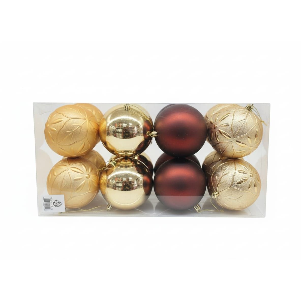 AKDC 8pcs Gold & Brown Christmas Bells Décor Set – 10cm Tree Ornaments for Elegant Festive Decoration - Al Kabayel Discount CentreAKDC 8pcs Gold & Brown Christmas Bells Décor Set – 10cm Tree Ornaments for Elegant Festive DecorationHome Décor AccentsAKDCAl Kabayel Discount Centre