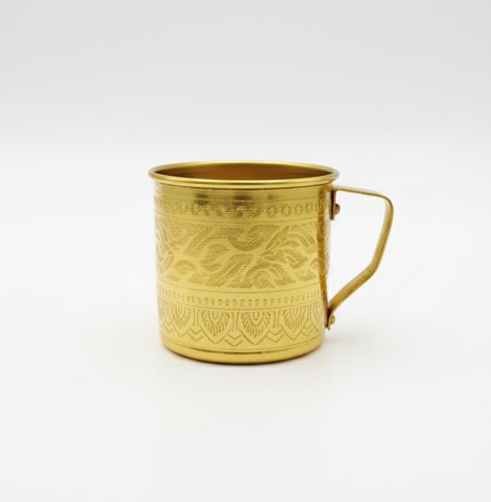AKDC Aluminium Mug – Polished Gold Shine | 9 cm Elegant Handcrafted Mug - Al Kabayel Discount CentreAKDC Aluminium Mug – Polished Gold Shine | 9 cm Elegant Handcrafted MugMugsAKDCAl Kabayel Discount Centre