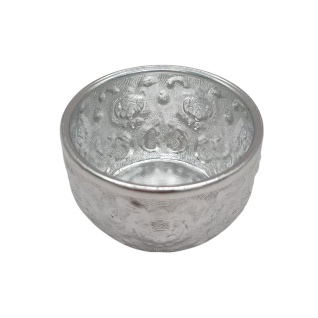 AKDC Aluminium Small Bowl 40ml - 6cm - Silver - Al Kabayel Discount CentreAKDC Aluminium Small Bowl 40ml - 6cm - SilverBowlsAKDCAl Kabayel Discount Centre