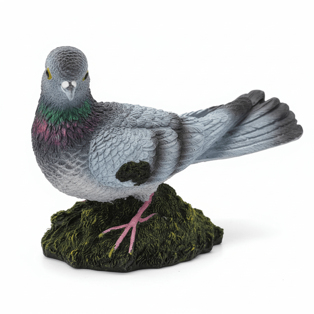 AKDC Artistic Polyresin Dove Decorative Showpiece – Elegant Home Accent Sculpture in Grey Finish, 16 × 21 cm - Al Kabayel Discount CentreAKDC Artistic Polyresin Dove Decorative Showpiece – Elegant Home Accent Sculpture in Grey Finish, 16 × 21 cmHome Décor AccentsAKDCAl Kabayel Discount Centre