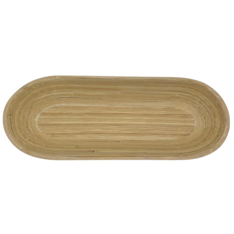 AKDC Bamboo Oval Shape Serving Tray - 37cmX14cmX5cm - Bamboo - Al Kabayel Discount CentreAKDC Bamboo Oval Shape Serving Tray - 37cmX14cmX5cm - BambooServing TraysAKDCAl Kabayel Discount Centre