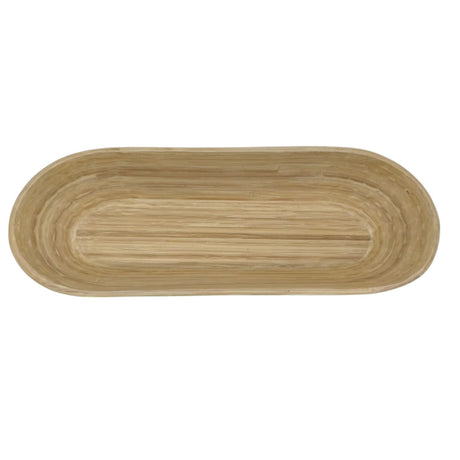 AKDC Bamboo Oval Shape Serving Tray - 37cmX14cmX5cm - LightGreen&Bamboo - Al Kabayel Discount CentreAKDC Bamboo Oval Shape Serving Tray - 37cmX14cmX5cm - LightGreen&BambooServing TraysAKDCAl Kabayel Discount Centre