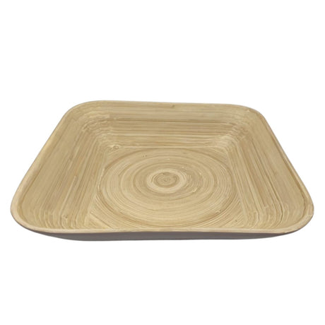 AKDC Bamboo Square Shape Serving Tray - 30cmX30cmX6cm - CadetBlue&Bamboo - Al Kabayel Discount CentreAKDC Bamboo Square Shape Serving Tray - 30cmX30cmX6cm - CadetBlue&BambooServing TraysAKDCAl Kabayel Discount Centre