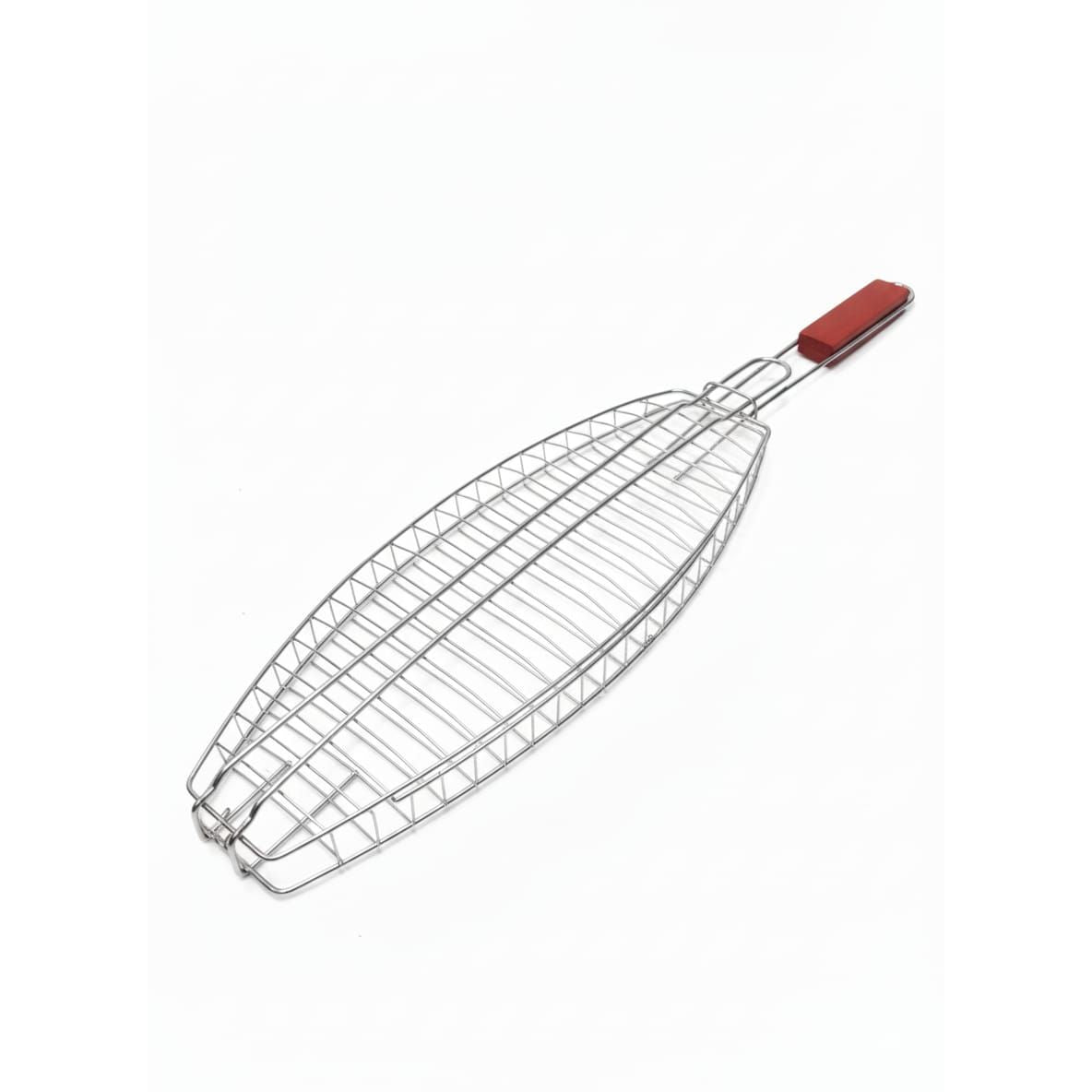 AKDC BBQ Oval Fish Grill 32 × 19 cm – Stainless Steel Folding Basket for Grilling Fish, Meat & Vegetables - Al Kabayel Discount CentreAKDC BBQ Oval Fish Grill 32 × 19 cm – Stainless Steel Folding Basket for Grilling Fish, Meat & VegetablesBBQ Grills & Fire PitsAKDCAl Kabayel Discount Centre
