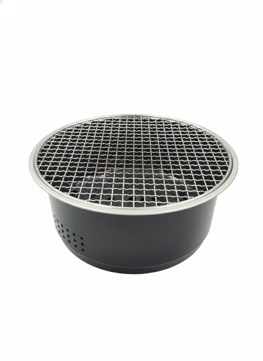 AKDC BBQ Steamer Set 28×12 cm | Durable Black Outdoor Cooking Set | Perfect for Steaming, Grilling & Outdoor Barbecue Use - Al Kabayel Discount CentreAKDC BBQ Steamer Set 28×12 cm | Durable Black Outdoor Cooking Set | Perfect for Steaming, Grilling & Outdoor Barbecue UseBBQ Grills & Fire PitsAKDCAl Kabayel Discount Centre