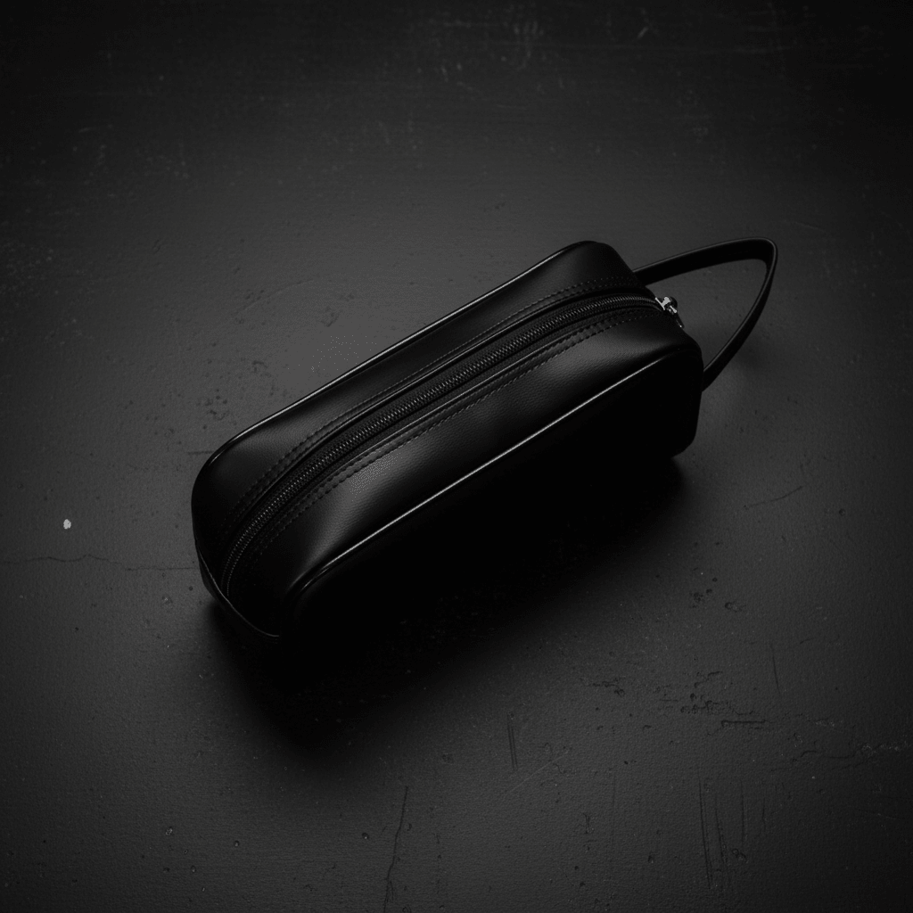 AKDC Black Artificial Leather Handbag Pouch 23×9 cm Sleek Slim Design for Everyday Carry and Travel Use - Al Kabayel Discount CentreAKDC Black Artificial Leather Handbag Pouch 23×9 cm Sleek Slim Design for Everyday Carry and Travel UsePouchesAKDCAl Kabayel Discount Centre