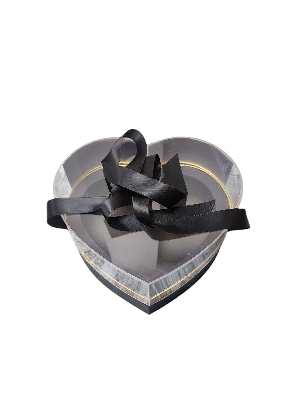 AKDC Black Heart - Shaped Gift Box Eternal Acrylic Box Handmade Preserved Mother's Day, Valentine's Day, Thanksgiving - 26cmX15cm - Black & Gold - Al Kabayel Discount CentreAKDC Black Heart - Shaped Gift Box Eternal Acrylic Box Handmade Preserved Mother's Day, Valentine's Day, Thanksgiving - 26cmX15cm - Black & GoldPacking MaterialsAKDCAl Kabayel Discount Centre