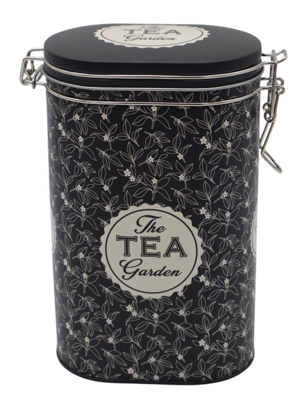 AKDC Black Metal Clip - Lock Tea Powder Canister – Decorative and Long - Lasting Storage, 20×12×8 cm - Al Kabayel Discount CentreAKDC Black Metal Clip - Lock Tea Powder Canister – Decorative and Long - Lasting Storage, 20×12×8 cmJars & Food SaversAKDCAl Kabayel Discount Centre