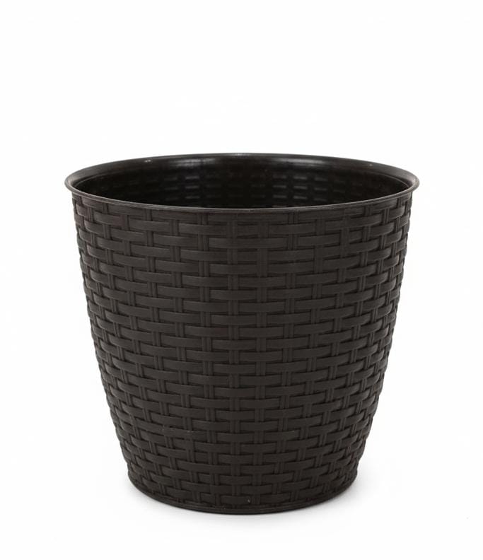 AKDC Black Round Plastic Plant Pot – Durable Indoor & Outdoor Planter – 25 cm - Al Kabayel Discount CentreAKDC Black Round Plastic Plant Pot – Durable Indoor & Outdoor Planter – 25 cmFlower/Plant PotsAKDCAl Kabayel Discount Centre