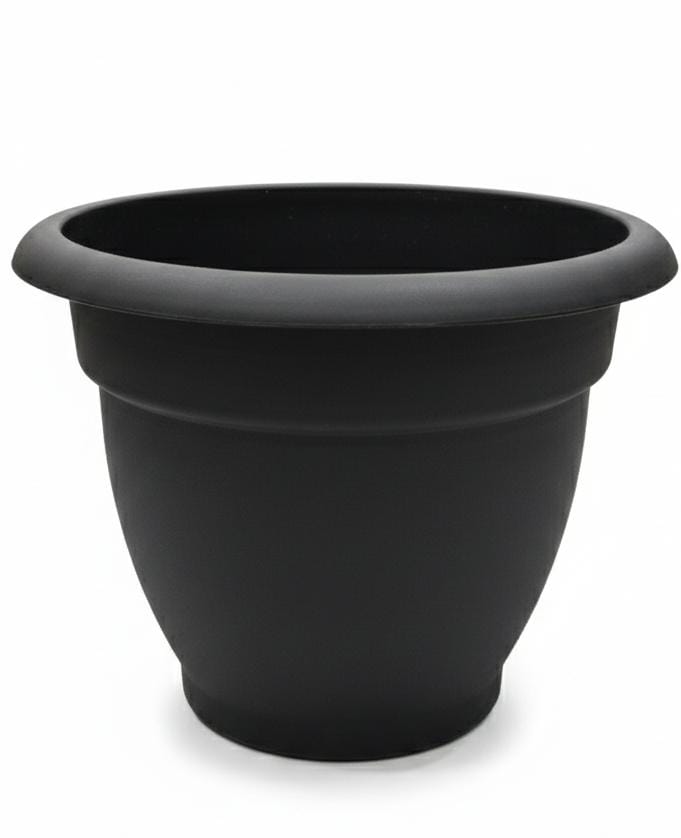 AKDC Black Wide Plastic Plant Pot – Heavy - Duty Large Planter – 33×26 cm - Al Kabayel Discount CentreAKDC Black Wide Plastic Plant Pot – Heavy - Duty Large Planter – 33×26 cmFlower/Plant PotsAKDCAl Kabayel Discount Centre